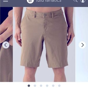 NWT Khaki Lululemon The Works short sz48